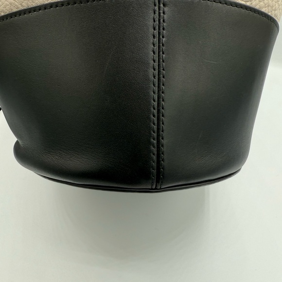 Dagne Dover Ava Bone Onyx Leather Bucket Bag W/camo
Lining - Picture 8 of 9